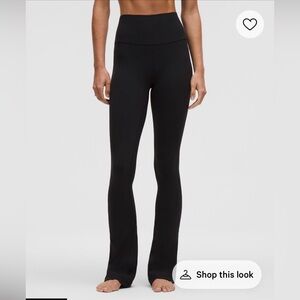 lululemon athletica Black High-Rise Flare Leggings